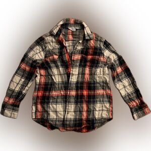 Old Navy The Boyfriend Shirt Long Sleeve Flannel